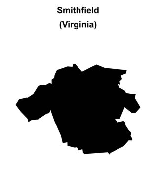 Smithfield (Virginia) boş ana hat haritası