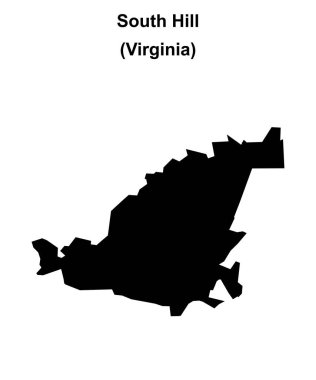 Güney Tepesi (Virginia) boş ana hat haritası