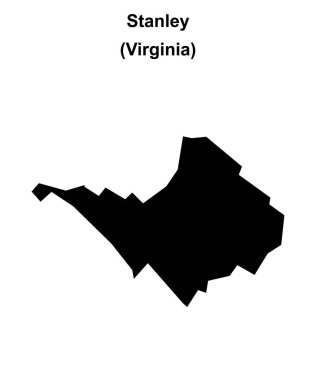 Stanley (Virginia) boş ana hat haritası