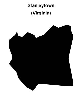 Stanleytown (Virginia) boş ana hat haritası