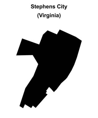 Stephens City (Virginia) boş ana hat haritası