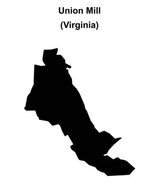 Union Mill (Virginia) boş ana hat haritası