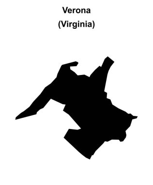Verona (Virginia) boş ana hat haritası