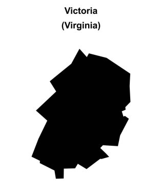 Victoria (Virginia) boş ana hat haritası