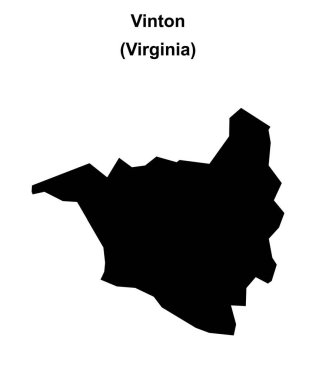 Vinton (Virginia) boş ana hat haritası