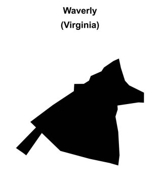 Waverly (Virginia) boş ana hat haritası