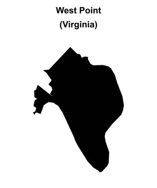 Batı Noktası (Virginia) boş ana hat haritası