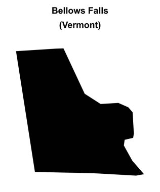 Bellows Falls (Vermont) boş ana hat haritası