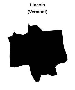 Lincoln (Vermont) boş ana hat haritası