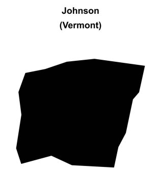 Johnson (Vermont) boş ana hat haritası