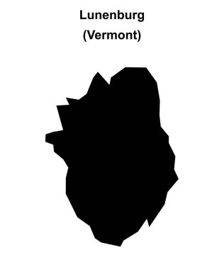 Lunenburg (Vermont) boş ana hat haritası