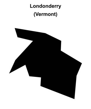 Londonderry (Vermont) boş ana hat haritası