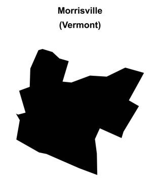 Morrisville (Vermont) boş ana hat haritası