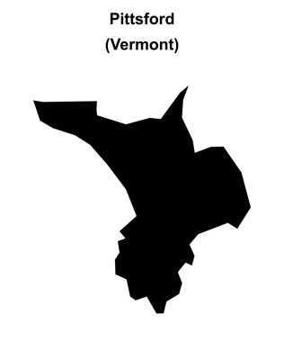 Pittsford (Vermont) boş ana hat haritası