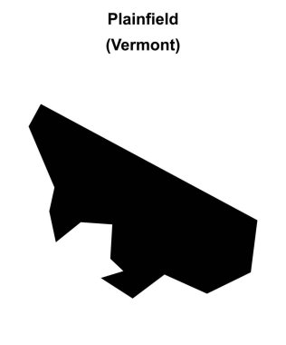 Plainfield (Vermont) boş ana hat haritası