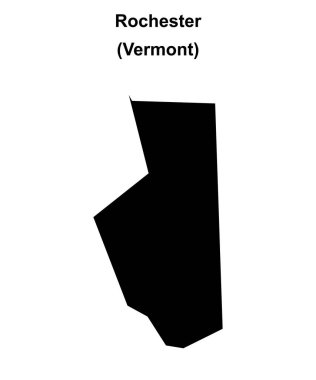 Rochester (Vermont) boş ana hat haritası