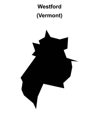 Westford (Vermont) boş ana hat haritası