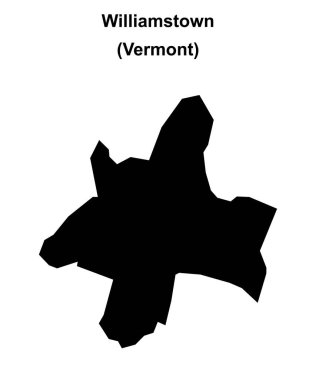 Williamstown (Vermont) boş ana hat haritası