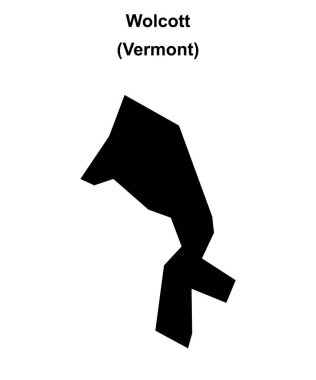 Wolcott (Vermont) boş ana hat haritası