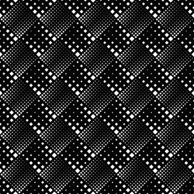 Dikişsiz kare desen arka plan - diyagonal kareler siyah ve beyaz soyut vektör tasarımı