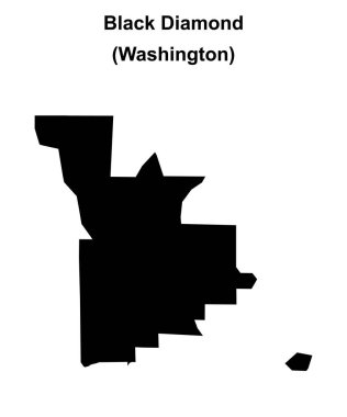 Kara Elmas (Washington) boş ana hat haritası