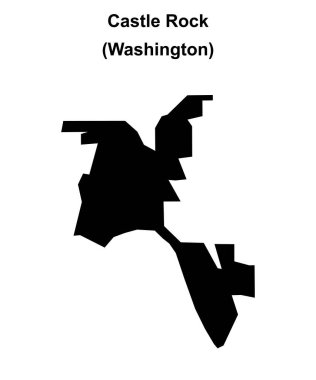 Castle Rock (Washington) boş ana hat haritası