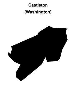 Castleton (Washington) boş ana hat haritası