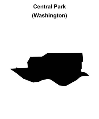 Central Park (Washington) boş ana hat haritası