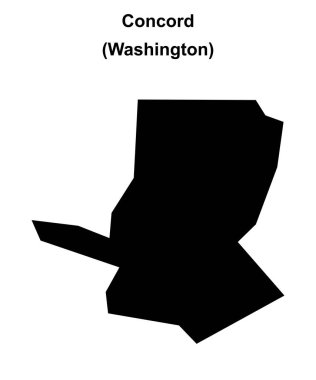 Concord (Washington) boş ana hat haritası
