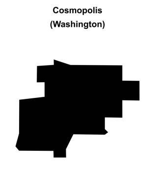 Cosmopolis (Washington) boş ana hat haritası