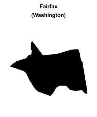 Fairfax (Washington) boş ana hat haritası