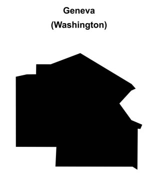 Cenevre (Washington) boş ana hat haritası