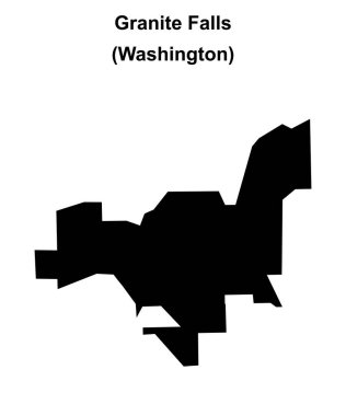 Granite Falls (Washington) boş ana hat haritası