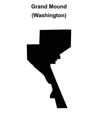 Grand Mound (Washington) boş ana hat haritası
