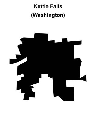 Kettle Falls (Washington) boş ana hat haritası