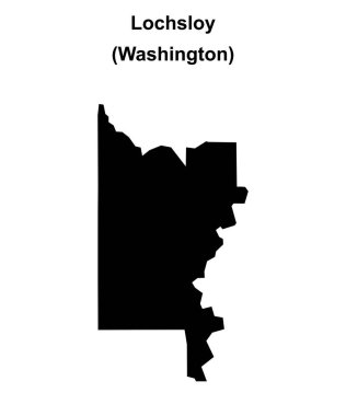 Lochsloy (Washington) boş ana hat haritası
