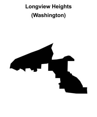 Longview Heights (Washington) boş ana hat haritası