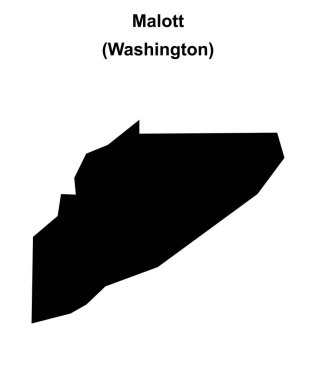 Malott (Washington) boş ana hat haritası