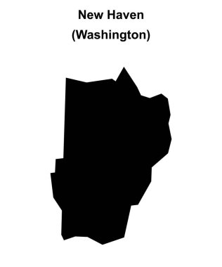 New Haven (Washington) boş ana hat haritası