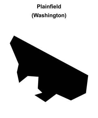 Plainfield (Washington) boş ana hat haritası