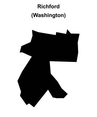 Richford (Washington) boş ana hat haritası