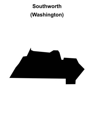 Southworth (Washington) boş ana hat haritası