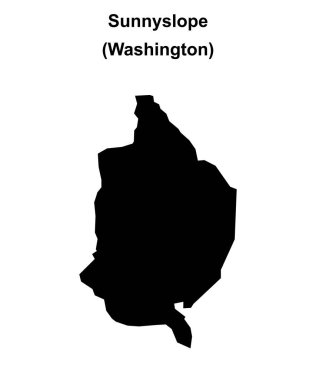 Sunnyslope (Washington) boş ana hat haritası