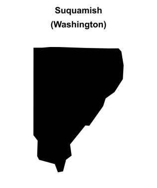 Suquamish (Washington) boş ana hat haritası