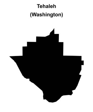 Tehaleh (Washington) boş ana hat haritası