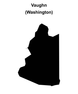 Vaughn (Washington) boş ana hat haritası