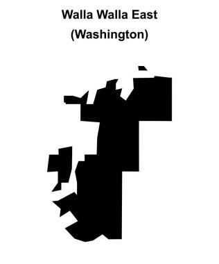 Walla Walla Doğu (Washington) boş ana hat haritası