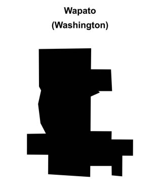 Wapato (Washington) boş ana hat haritası