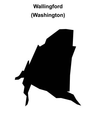 Wallingford (Washington) boş ana hat haritası