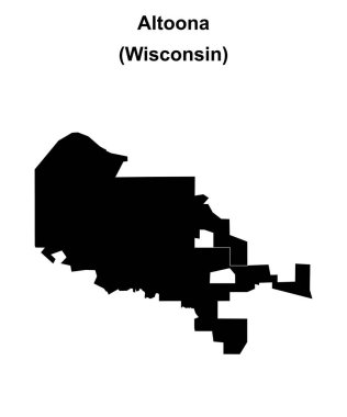 Altoona (Wisconsin) boş ana hat haritası